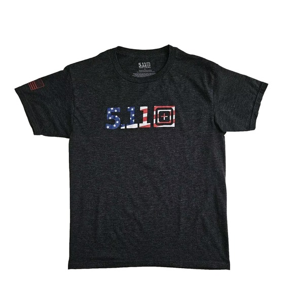 5.11 Tactical (Mens Medium) Short Sleeve‎ T-Shirt Graphic Print Tee USA America - Picture 1 of 5